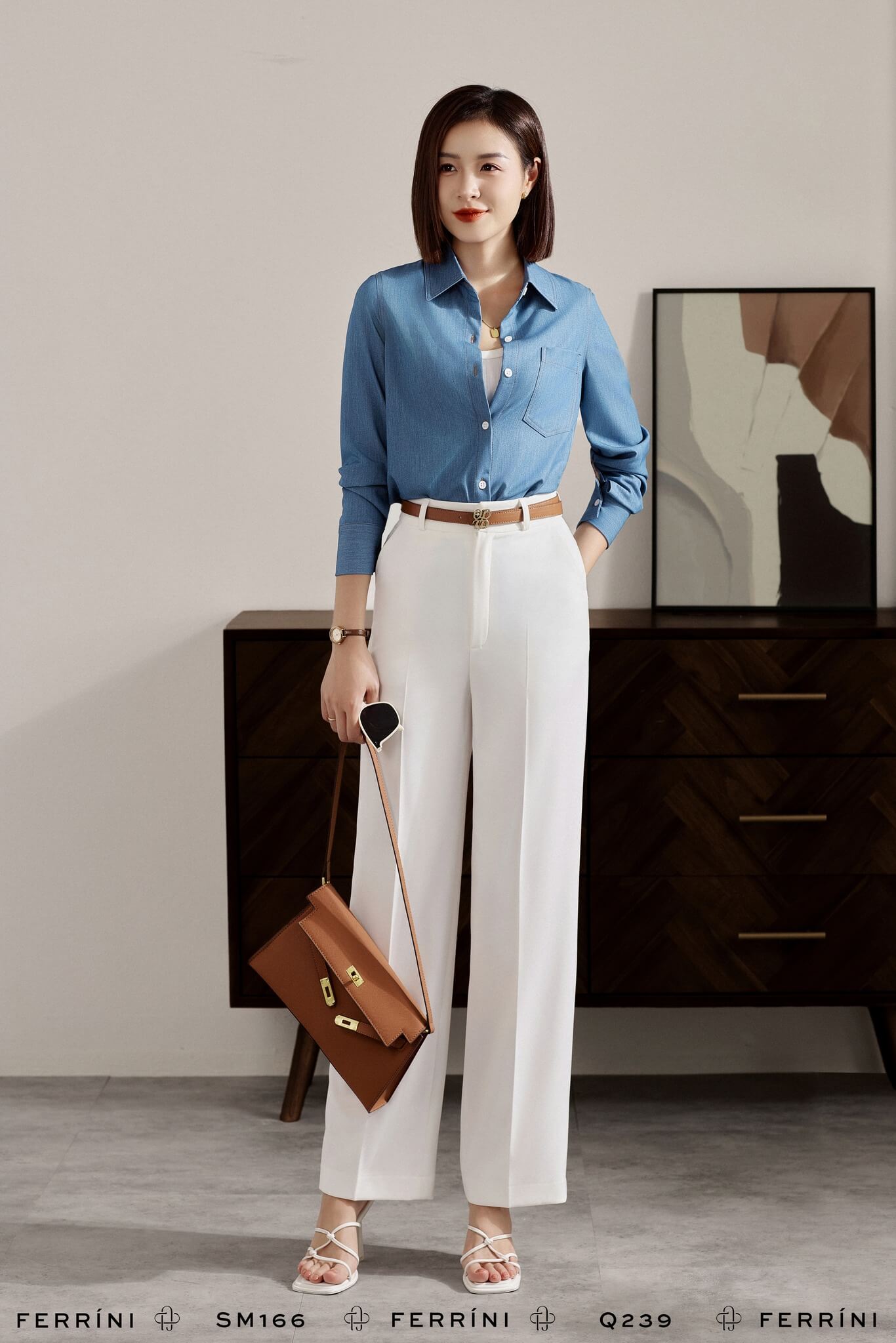 SƠ MI DENIM SM166