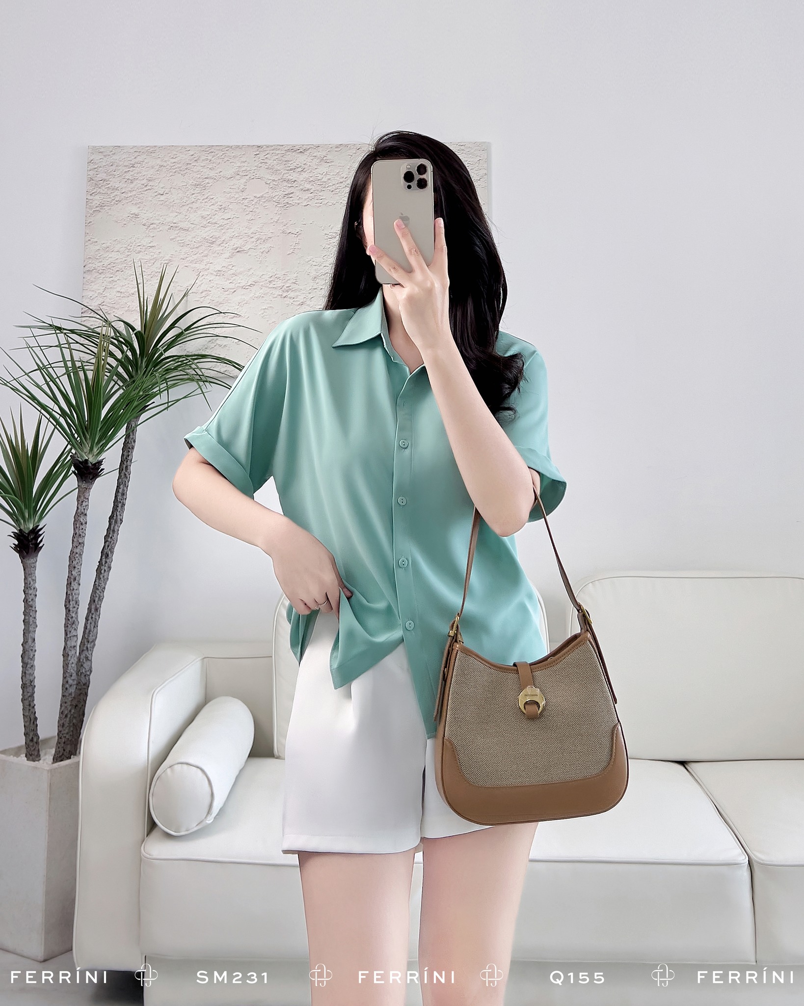 Sơ mi lụa SM231