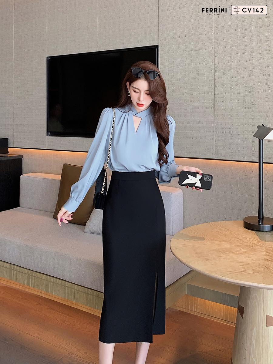 SƠ MI LỤA A105