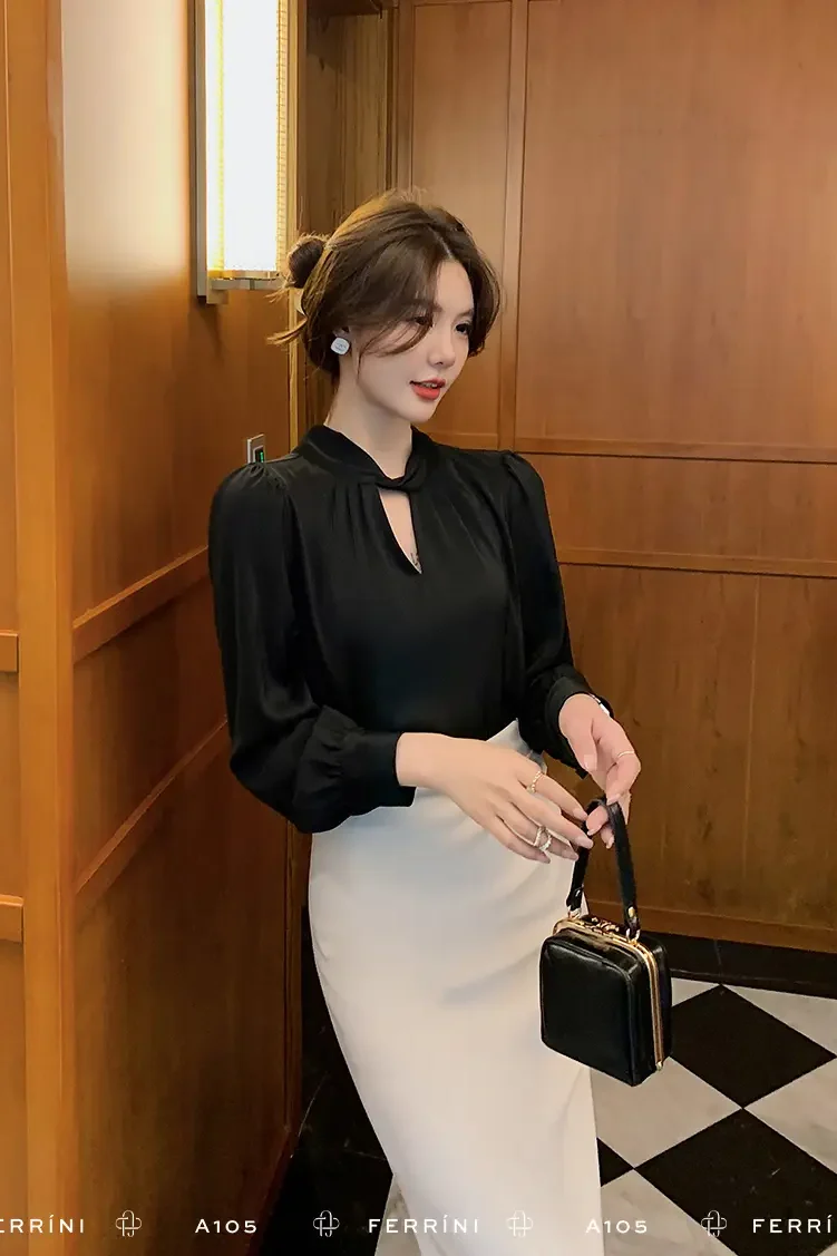 SƠ MI LỤA A105